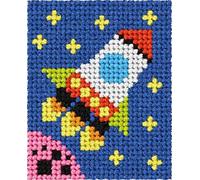 Groves & Thames EMB KIT ROCKET - Needlepoint Kit: My First Embroidery: Rocket - Orchidea Groves & Thames Multicolor