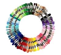 Groves & Thames FLOSS ASTD PK100 - Thread: Stranded Cotton: All Shades: 100 x 8m Skeins - Trimits Groves & Thames Multicolor