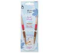 Groves & Thames FLR CIRC 40CMX7.00MM - Knitting Pins: Circular: Fixed: Hand Coloured: Flair: 40cm x 7.00mm - Pony Groves & Thames Multicolor