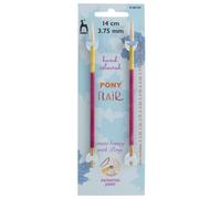 Groves & Thames FLR I/C 14CMX3.75MM - Knitting Pins: Circular: Interchangeable: Hand Coloured: Flair: 14cm x 3.75mm - Pony Groves & Thames Multicolor