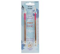 Groves & Thames FLR I/C 14CMX4.00MM - Knitting Pins: Circular: Interchangeable: Hand Coloured: Flair: 14cm x 4.00mm - Pony Groves & Thames Multicolor