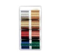Madeira 8012 'Classic' Embroidery Box with 8 Metallic Bobbins 200 m Each