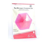 Groves & Thames HEX TEMPLATE PK9 - Template Set: 9 Piece: Hexagonal - Sew Easy Groves & Thames Multicolor