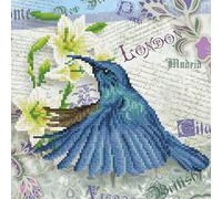 Groves & Thames HUMMINGBIRD TRAVELS - Diamond Painting Kit: Hummingbird Travels - Diamond Dotz Groves & Thames Multicolor