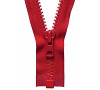 YKK Open Ended Zip, No. 519 Red, 46 cm Length
