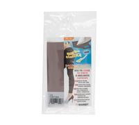 Groves & Thames I/O JERSEY FABRIC - Stretch Jersey Fabric: Iron-On: 20 x 15cm: Mink - Marbet in White | Size: 20 x 15 cm Groves & Thames White 20 x 15 cm