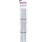 KnitPro Karbonz Double Pointed Needles 6" (15cm) | 1.00 mm