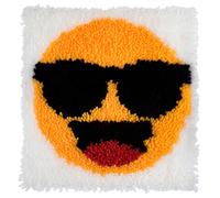 Trimits Latch Hook Kit, Happy Face, 30 x 30cm GCK097