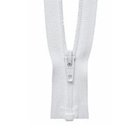 Groves & Thames LGT/W O/E ZIP 36CM - Light-Weight Open End Zip: 36cm: White - YKK Groves & Thames White