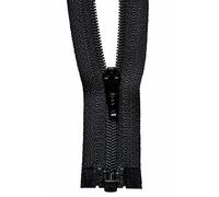 Groves & Thames LGT/W O/E ZIP 41CM - Light-Weight Open End Zip: 41cm: Black - YKK Groves & Thames Black
