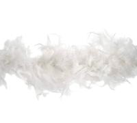Trimits Marabou Feather Boa Fancy Dress for Parties, Festivals, Pride, Hen Do, Stag Do, Halloween, Christmas, White, 1.8m x 12cm