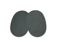 Groves & Thames Mini Patches: Iron-On: Microfiber Suede: 13 x 8.5cm: Light Grey | Size: 13 x 8.5 cm Groves & Thames Multicolor 13 x 8.5 cm