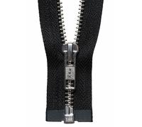 Groves & Thames N/FREE O/E ZIP 41CM - Nickel Free Metal Open End Zip: 41cm: Black - YKK Groves & Thames Black