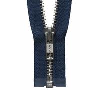 Groves & Thames N/FREE O/E ZIP 61CM - Nickel Free Metal Open End Zip: 61cm: Navy - YKK in Blue Groves & Thames Blue
