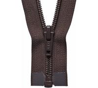 Groves & Thames NYLON O/E ZIP 36CM - Nylon Open End Zip: 36cm: Brown - YKK Groves & Thames Brown