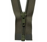Groves & Thames NYLON O/E ZIP 36CM - Nylon Open End Zip: 36cm: Khaki - YKK Groves & Thames Multicolor