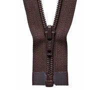 Groves & Thames NYLON O/E ZIP 46CM - Nylon Open-End Zip: 46cm or 18.11in: Brown - YKK Groves & Thames Brown