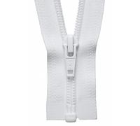 Groves & Thames NYLON O/E ZIP 46CM - Nylon Open-End Zip: 46cm or 18.11in: White - YKK Groves & Thames White