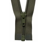 Groves & Thames NYLON O/E ZIP 56CM - Nylon Open End Zip: 56cm: Khaki - YKK Groves & Thames Multicolor