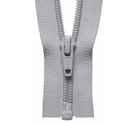 Groves & Thames NYLON O/E ZIP 61CM - Nylon Open End Zip: 61cm: Silver - YKK Groves & Thames Silver