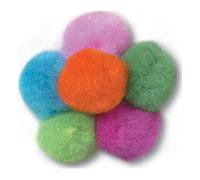 Groves & Thames POM-POMS 1IN PK100 - Pom Poms 2.5cm: Assorted Neon: Pack of 100 - Trimits Groves & Thames Multicolor