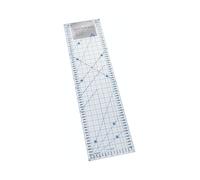 Groves & Thames PWORK RULER 16X60CM - Rule: Patchwork: Metric: 16 x 60cm: 1 Piece - Milward in Clear | Size: 16X60 cm Groves & Thames Clear 16X60 cm