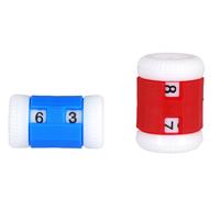 Groves & Thames ROW COUNTER PK2 - Row Counters Combi Pack: Sizes 2: 6.50mm - KnitPro in Red Groves & Thames Red