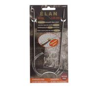 Groves & Thames S/S CIR KP 80CMX3.25 - Knitting Pins: Circular: Fixed: Stainless Steel: Elan: 80cm x 3.25mm - Pony Groves & Thames Multicolor