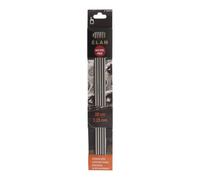 Groves & Thames S/S KP DE 20CMX3.25 - Knitting Pins: Double-Ended: Set of Five: Stainless Steel: Elan: 20cm x 3.25mm - Pony Groves & Thames Multicolor