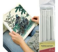 Groves & Thames SE QUILT FRAME 11X11 - Lap Frame: Quilter's: 28 x 28cm or 11 x 11in - Sew Easy | Size: 28 x 28 cm Groves & Thames Multicolor 28 x 28 cm