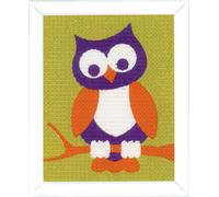 Groves & Thames T/KIT WISE OWL - Tapestry Kit: Wise Owl - Vervaco in Black Groves & Thames Black