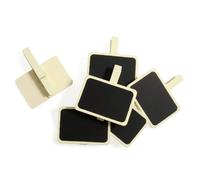 Groves & Thames Table Decoration: Board Clip: Rectangle: 68 x 48mm: Pack of 6: Ivory Groves & Thames Multicolor