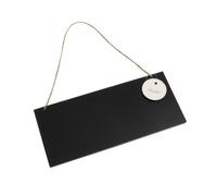Groves & Thames Table Decoration: Sign: Wooden with Jute String: 27 x 12cm: Pack of 1: Black | Size: 27 x 12 cm Groves & Thames Black 27 x 12 cm