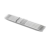 Groves & Thames The Mindful Collection: Knitting Pins: Double-Ended: Set of Five: 15cm x 3.00mm in Silver Groves & Thames Silver