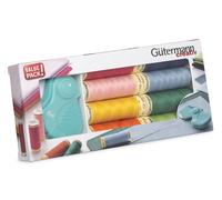 Gütermann creativ Sewing Thread Set with 8 spools Sew-All Thread 100 m in Bright Colours + a Folding Rotary Cutter from PRYM.
