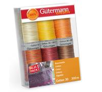 Groves & Thames TSET COTTON 30 PK6 - Thread Set: Cotton No.30: 6 x 300m: 2 - Gutermann Groves & Thames Multicolor