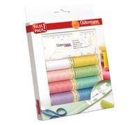 Groves & Thames TSET S/A 8X100M GAUGE - Thread Set: Sew-All: 8 x 100m & Seam Gauge: Assorted - Gutermann Groves & Thames Multicolor