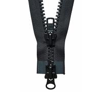 Groves & Thames TWO-WAY O/E ZIP 61CM - Vislon Heavy Two-Way Open End Zip: 61cm: Black - YKK Groves & Thames Black