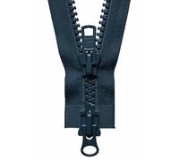Groves & Thames TWO-WAY O/E ZIP 61CM - Vislon Heavy Two-Way Open End Zip: 61cm: Dark Navy - YKK in Blue Groves & Thames Blue