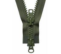 Groves & Thames TWO-WAY O/E ZIP 66CM - Vislon Heavy Two-Way Open End Zip: 66cm: Khaki - YKK Groves & Thames Multicolor