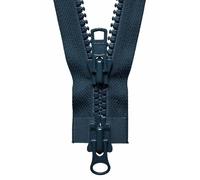 Groves & Thames TWO-WAY O/E ZIP 71CM - Vislon Heavy Two-Way Open End Zip: 71cm: Dark Navy - YKK in Blue Groves & Thames Blue