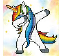 DIAMOND DOTZ Painting, Beginner Kit, Uni Dab, 23 x 23cm