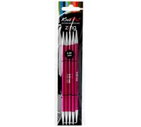 Groves & Thames ZING DP 15X5 - Zing: Knitting Pins: Double-Ended: Set of Five: 15cm x 5.00mm - KnitPro Groves & Thames Multicolor