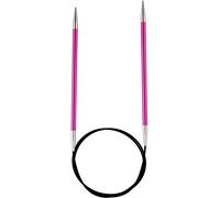 Groves & Thames ZING FC 120X2.5 - Zing: Knitting Pins: Circular: Fixed: 120cm x 2.50mm - KnitPro in Red Groves & Thames Red