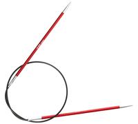 Groves & Thames ZING FC 40X2.5 - Zing: Knitting Pins: Circular: Fixed: 40cm x 2.50mm - KnitPro in Silver Groves & Thames Silver