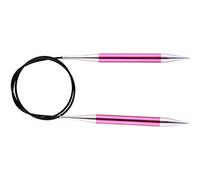 Groves & Thames ZING FC 80X12 - Zing: Knitting Pins: Circular: Fixed: 80cm x 12.00mm - KnitPro in Black Groves & Thames Black