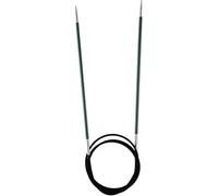 Groves & Thames Zing: Knitting Pins: Circular: Fixed: 120cm x 2.25mm in Gold Groves & Thames Gold