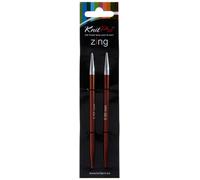 KnitPro Zing Interchangeable Circular Needles 5" (13cm) | 5.50mm