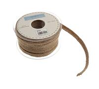 Groves Woven Jute Trim For Edging, Decorating, and Bunting|Natural|20m x 15mm|JF035