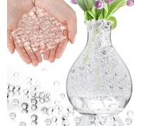 GROVL Clear Water Beads 10000 for Vase Fillers, Gel Jelly Balls, Plant and Home Decor, Floating Candle Making, Wedding Centerpieces (50g Transparent)